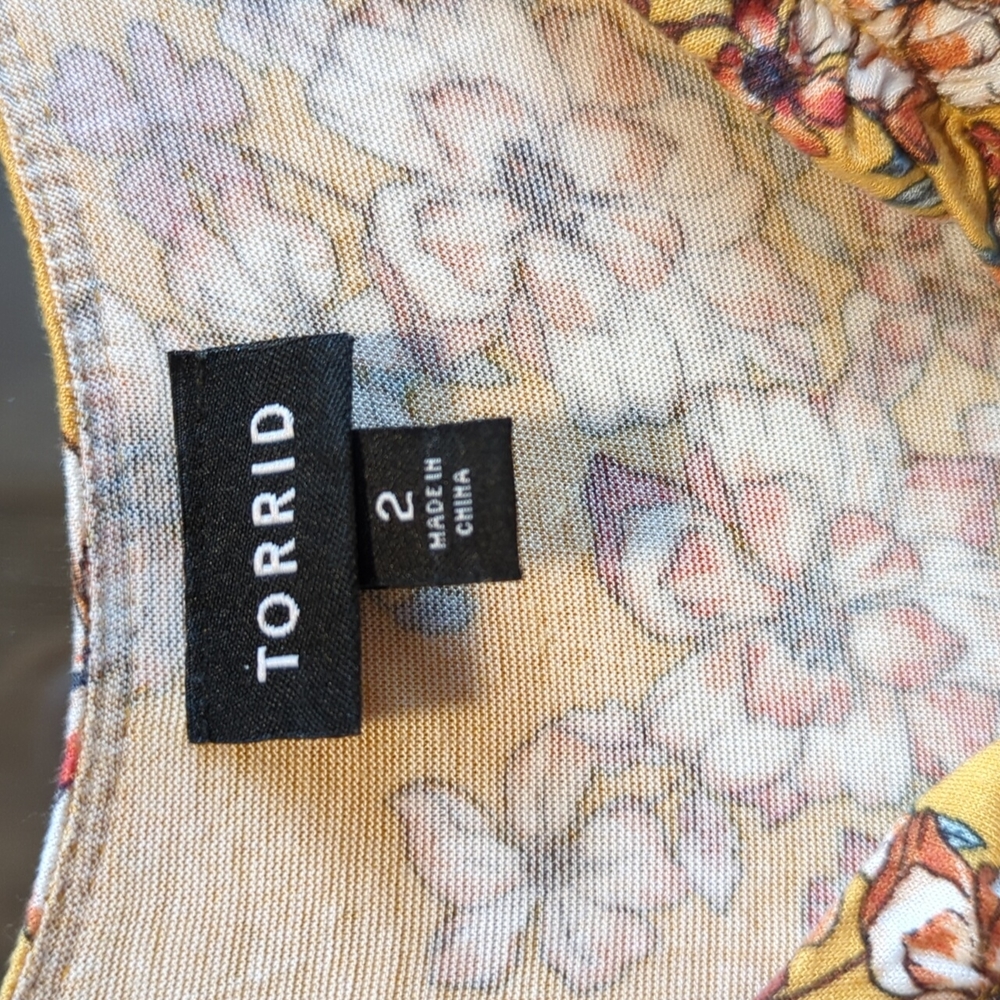 Torrid Super Soft Floral Maxi Dress - Picture 7 of 8